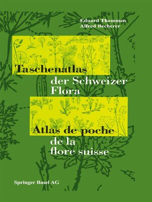 cover image of Taschenatlas der Schweizer Flora Atlas de poche de la flore suisse